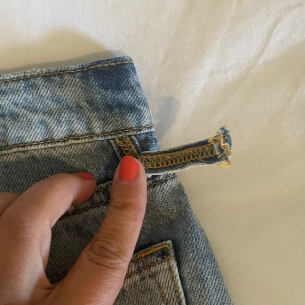 ALLSAINTS | Alfie Denim Skirt Size 0 - Picture 9 of 10
